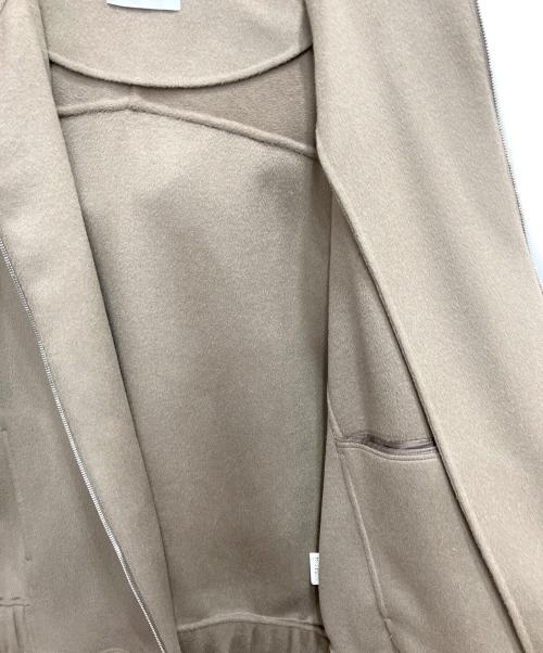 ATTACHMENT（アタッチメント）ATTACHMENT (アタッチメント) W/CA DOUBLE FACE BEAVER CLOTH ZIP HOODIE ブラウン サイズ:2の古着・服飾アイテム