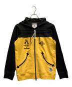 NEIGHBORHOOD×adidasネイバーフッド×アディダス）の古着「H ZIP UP HOODIE」｜イエロー