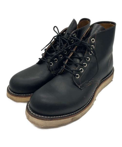 RED WING（レッドウィング）RED WING (レッドウィング) IRISH SETTER 6' ROUND-TOE ブラック サイズ:25.5の古着・服飾アイテム