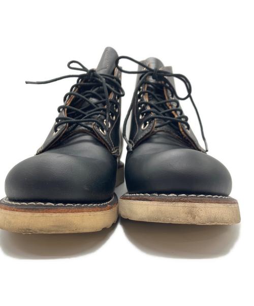 RED WING（レッドウィング）RED WING (レッドウィング) IRISH SETTER 6' ROUND-TOE ブラック サイズ:25.5の古着・服飾アイテム