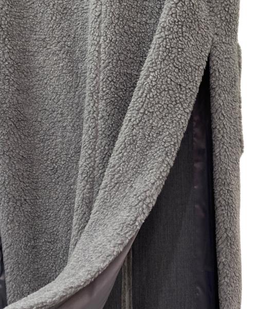 SACRA（サクラ）SACRA (サクラ) プードルファーロングジレ グレー サイズ:38の古着・服飾アイテム