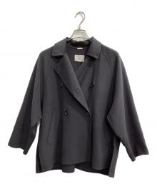 IENA（イエナ）の古着「スーパー160ダブルフェイスショートコート」｜チャコールグレー