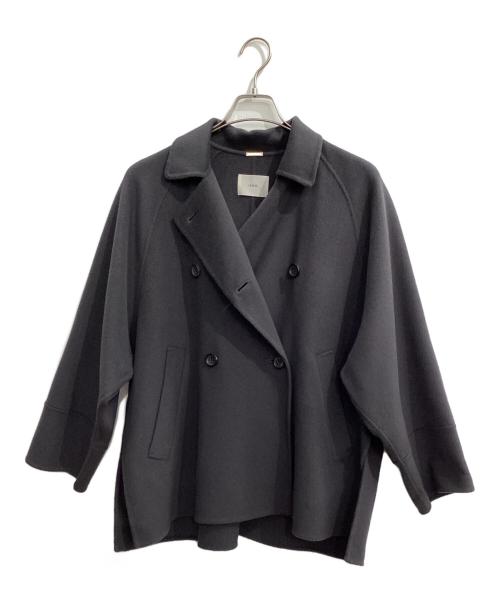 IENA（イエナ）IENA (イエナ) スーパー160ダブルフェイスショートコート チャコールグレー サイズ:36の古着・服飾アイテム