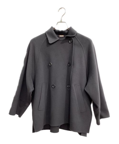 IENA（イエナ）IENA (イエナ) スーパー160ダブルフェイスショートコート チャコールグレー サイズ:36の古着・服飾アイテム