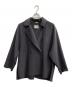 IENA（イエナ）の古着「スーパー160ダブルフェイスショートコート」｜チャコールグレー