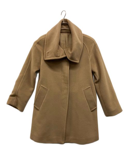 Max Mara Studio（マックスマーラ ストゥディオ）Max Mara Studio (マックスマーラ ストゥディオ) ウール ビッグカラーコート キャメル サイズ:38の古着・服飾アイテム