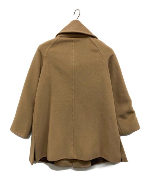 Max Mara Studio（マックスマーラ ストゥディオ）Max Mara Studio (マックスマーラ ストゥディオ) ウール ビッグカラーコート キャメル サイズ:38の古着・服飾アイテム