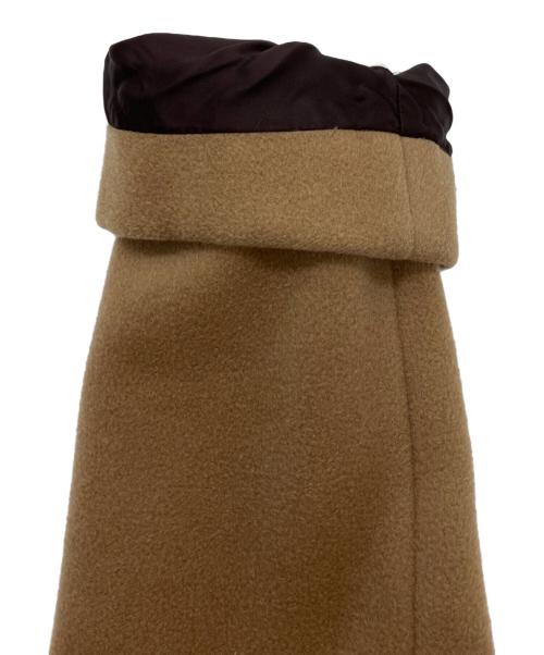 Max Mara Studio（マックスマーラ ストゥディオ）Max Mara Studio (マックスマーラ ストゥディオ) ウール ビッグカラーコート キャメル サイズ:38の古着・服飾アイテム