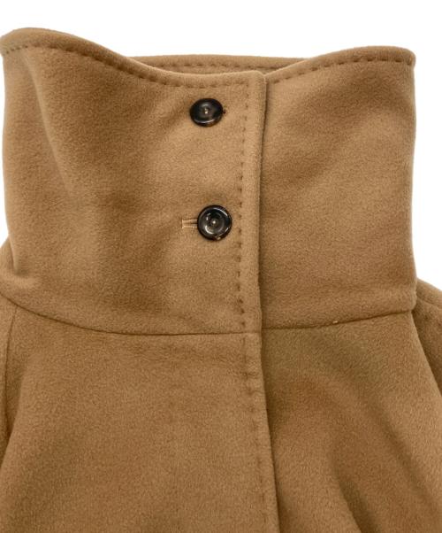 Max Mara Studio（マックスマーラ ストゥディオ）Max Mara Studio (マックスマーラ ストゥディオ) ウール ビッグカラーコート キャメル サイズ:38の古着・服飾アイテム