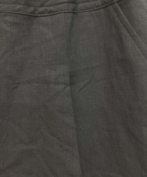Maison Platinum（メゾンプラチナ）Maison Platinum (メゾンプラチナ) リネンストレッチ平織り バレルパンツ ブラック サイズ:9の古着・服飾アイテム