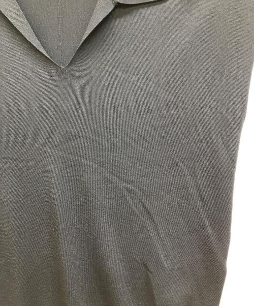 qualite（カリテ）qualite (カリテ) レーヨンストレッチオープンカラーシャツ ブラック サイズ:FREEの古着・服飾アイテム