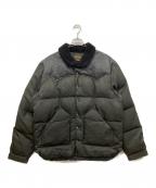 RRLダブルアールエル）の古着「シアリングカラー レザーヨークジャケット」｜ブラック