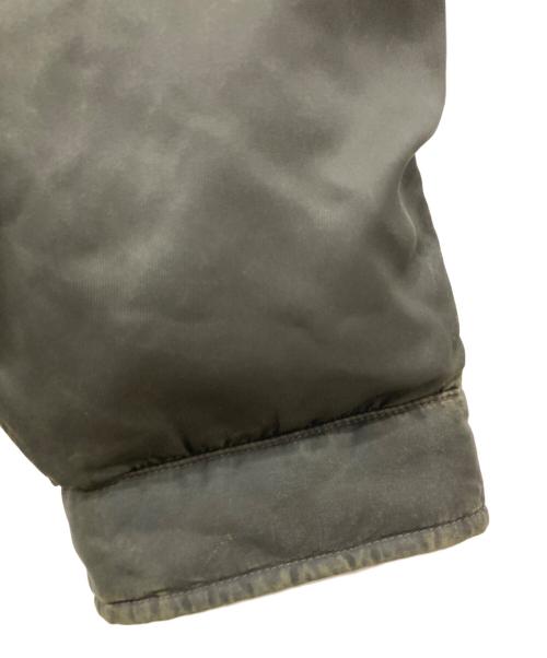 RRL（ダブルアールエル）RRL (ダブルアールエル) シアリングカラー レザーヨークジャケット ブラック サイズ:L/Gの古着・服飾アイテム