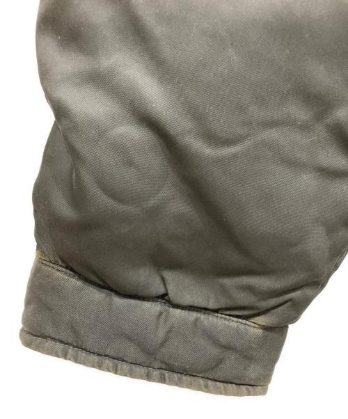 RRL（ダブルアールエル）RRL (ダブルアールエル) シアリングカラー レザーヨークジャケット ブラック サイズ:L/Gの古着・服飾アイテム