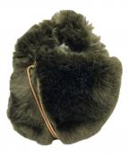 a point etcアー ポワン ウテセ）の古着「SAC CHLOE フェイクファーバッグ」｜カーキ