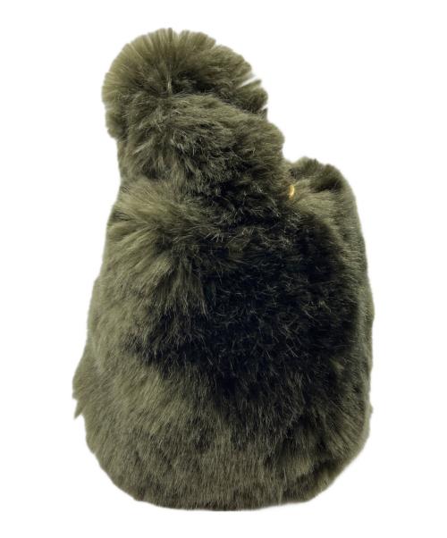 a point etc（アー ポワン ウテセ）a point etc (アー ポワン ウテセ) SAC CHLOE フェイクファーバッグ カーキの古着・服飾アイテム