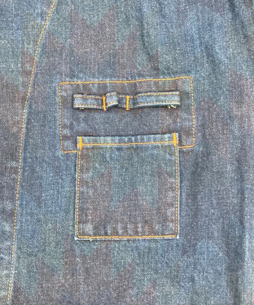 GRAPH ZERO（グラフゼロ）GRAPH ZERO (グラフゼロ) デニム ソーイングマンコート インディゴ サイズ:3Lの古着・服飾アイテム