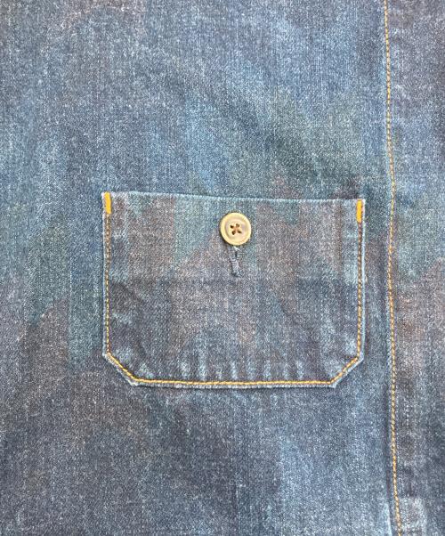 GRAPH ZERO（グラフゼロ）GRAPH ZERO (グラフゼロ) デニム ソーイングマンコート インディゴ サイズ:3Lの古着・服飾アイテム