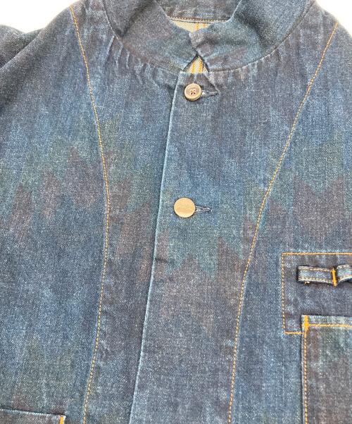 GRAPH ZERO（グラフゼロ）GRAPH ZERO (グラフゼロ) デニム ソーイングマンコート インディゴ サイズ:3Lの古着・服飾アイテム