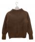 ANDERSEN-ANDERSEN (アンデルセン アンデルセン) 5GUAGE CREW NECK SWEATER 5ゲージクルーネックセーター　ウールニット ブラウン サイズ:Ｓ：9000円