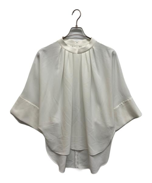 ADORE（アドーア）ADORE (アドーア) ドライタッチジョーゼットブラウス ホワイト サイズ:38の古着・服飾アイテム