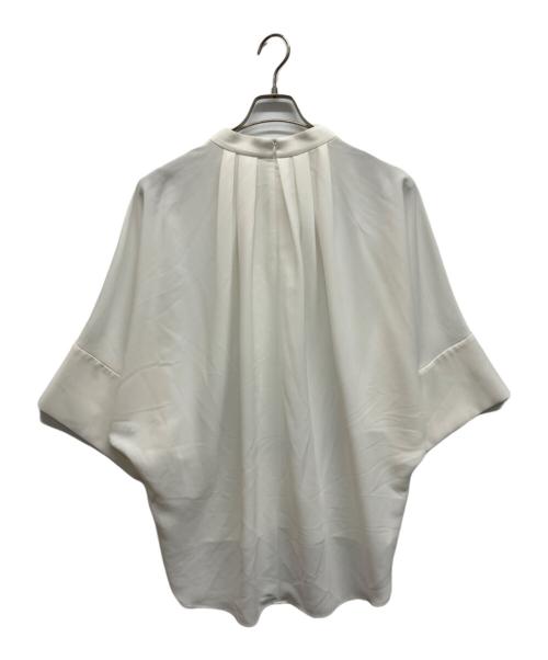 ADORE（アドーア）ADORE (アドーア) ドライタッチジョーゼットブラウス ホワイト サイズ:38の古着・服飾アイテム