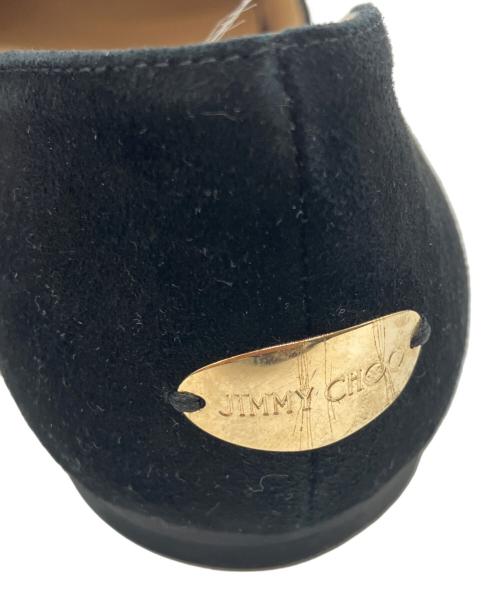 JIMMY CHOO（ジミーチュウ）JIMMY CHOO (ジミーチュウ) スウェードセパレートパンプス ブラック サイズ:36　1/2の古着・服飾アイテム