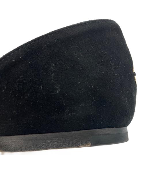 JIMMY CHOO（ジミーチュウ）JIMMY CHOO (ジミーチュウ) スウェードセパレートパンプス ブラック サイズ:36　1/2の古着・服飾アイテム