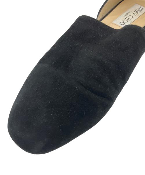 JIMMY CHOO（ジミーチュウ）JIMMY CHOO (ジミーチュウ) スウェードセパレートパンプス ブラック サイズ:36　1/2の古着・服飾アイテム