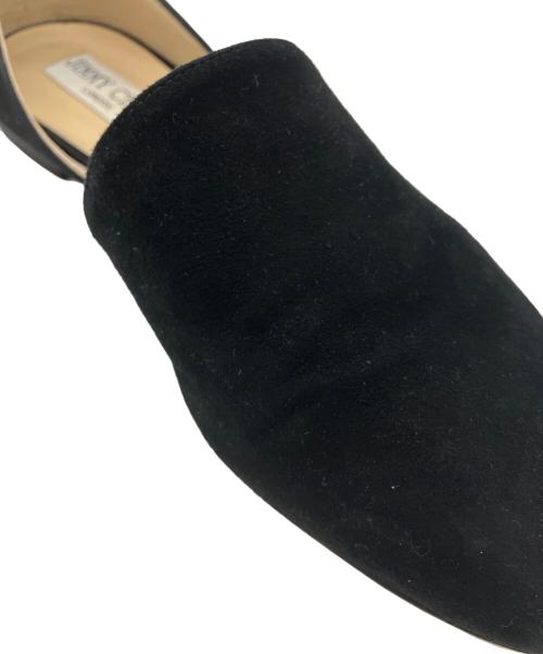 JIMMY CHOO（ジミーチュウ）JIMMY CHOO (ジミーチュウ) スウェードセパレートパンプス ブラック サイズ:36　1/2の古着・服飾アイテム
