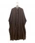 ne quittez pas（ヌキテパ）の古着「COTTON VOIL PLAIN SHIRTS DRESS」｜ブラウン