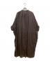 ne quittez pas (ヌキテパ) COTTON VOIL PLAIN SHIRTS DRESS ブラウン サイズ:Free：7000円