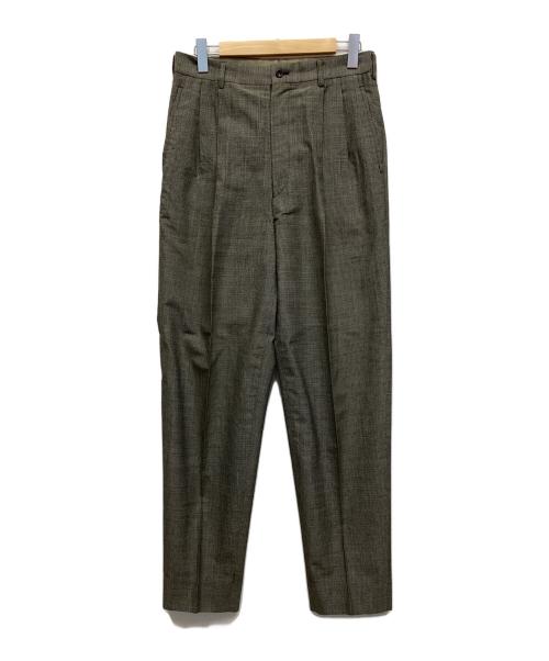COMME des GARCONS HOMME（コムデギャルソン オム）COMME des GARCONS HOMME (コムデギャルソン オム) 2タックウールパンツ グレー サイズ:Mの古着・服飾アイテム
