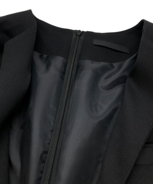 CINOH（チノ）CINOH (チノ) JACKET DRESS ブラック サイズ:38の古着・服飾アイテム