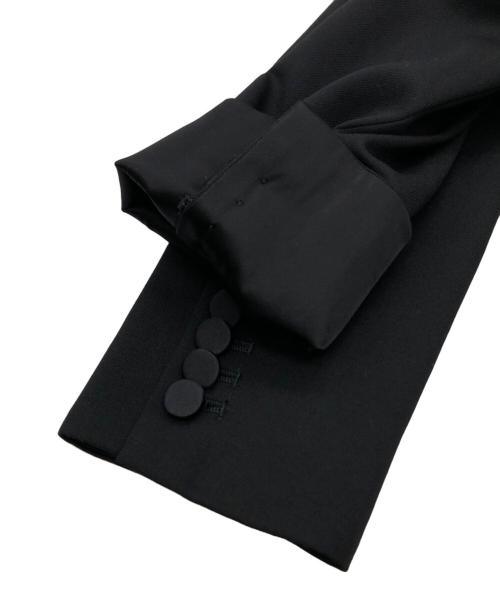 CINOH（チノ）CINOH (チノ) JACKET DRESS ブラック サイズ:38の古着・服飾アイテム