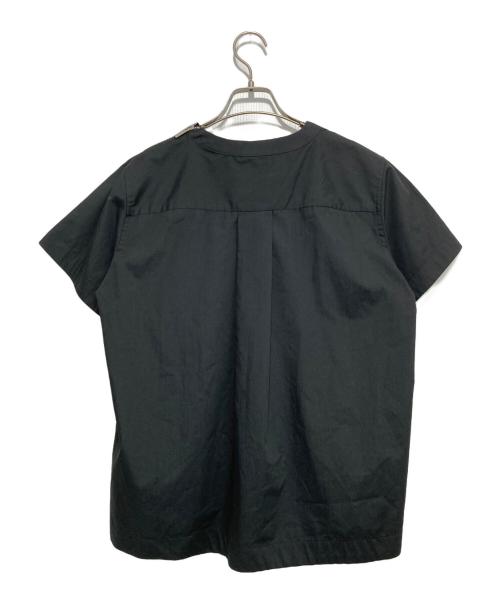 sacai（サカイ）sacai (サカイ) ベストセット レイヤードカットソー ブラック サイズ:1の古着・服飾アイテム