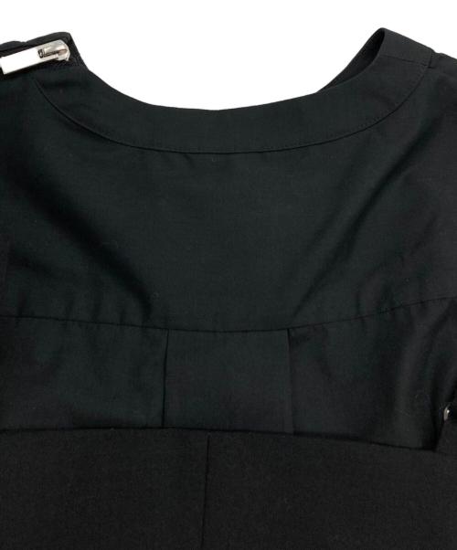 sacai（サカイ）sacai (サカイ) ベストセット レイヤードカットソー ブラック サイズ:1の古着・服飾アイテム
