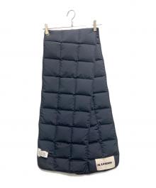 JIL SANDER+（ジルサンダープラス）の古着「ダウンマフラー」｜ネイビー