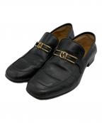 GUCCIグッチ）の古着「ローファー」｜ブラック