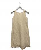 sara mallikaサラマリカ）の古着「sara mallika Cotton Fringe Dress」｜ベージュ