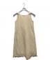 sara mallika（サラマリカ）の古着「sara mallika Cotton Fringe Dress」｜ベージュ