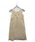 sara mallika (サラマリカ) sara mallika Cotton Fringe Dress ベージュ サイズ:Free 未使用品：5000円