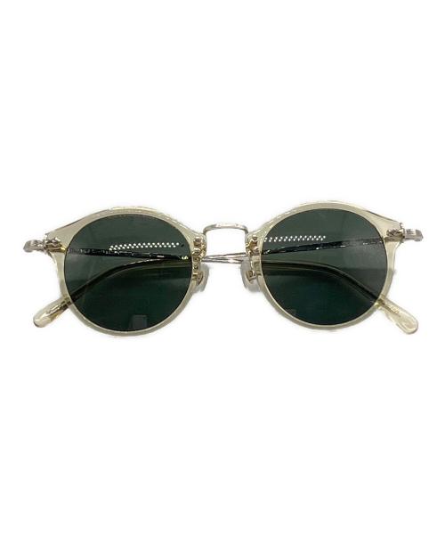 BEAUTY&YOUTH（ビューティーアンドユース）BEAUTY&YOUTH (ビューティーアンドユース) KANEKO OPTICAL (金子眼鏡) サングラス ベージュの古着・服飾アイテム