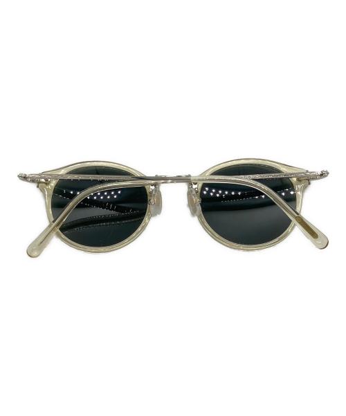 BEAUTY&YOUTH（ビューティーアンドユース）BEAUTY&YOUTH (ビューティーアンドユース) KANEKO OPTICAL (金子眼鏡) サングラス ベージュの古着・服飾アイテム