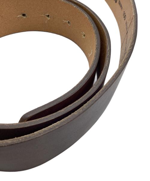 GALLIANO（ガリアーノ）GALLIANO (ガリアーノ) レザーベルト ブラウンの古着・服飾アイテム