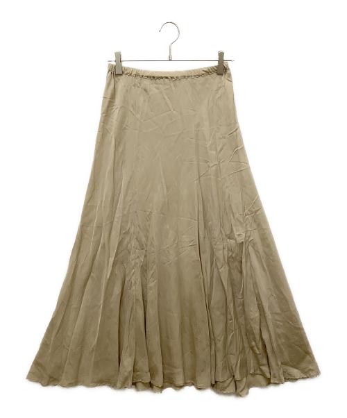 Plage（プラージュ）Plage (プラージュ) Washable Fibril ロングスカート ベージュ サイズ:38の古着・服飾アイテム
