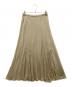 Plage（プラージュ）の古着「Washable Fibril ロングスカート」｜ベージュ