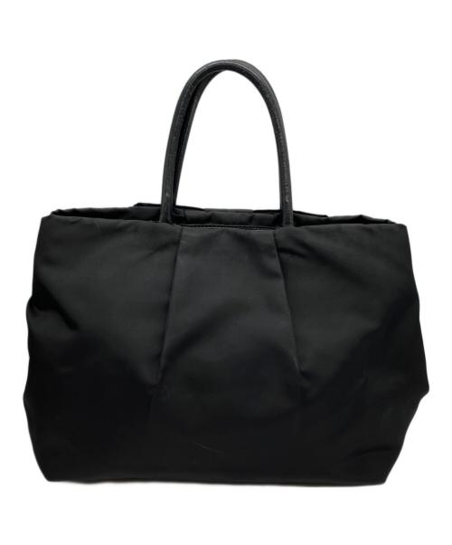 PRADA（プラダ）PRADA (プラダ) リボンナイロントートバッグ ブラックの古着・服飾アイテム