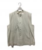 HOMME PLISSE ISSEY MIYAKEオム プリッセ イッセイ ミヤケ）の古着「プリーツベスト」｜アイボリー
