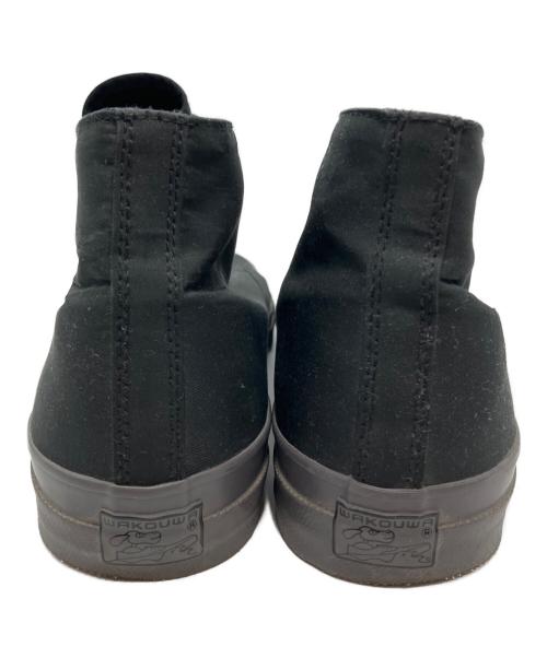 WAKOUWA（ワクワ）WAKOUWA (ワクワ) HOMME PLISSE ISSEY MIYAKE (オム プリッセ イッセイ ミヤケ) ハイカットスニーカー ブラック サイズ:27.5の古着・服飾アイテム
